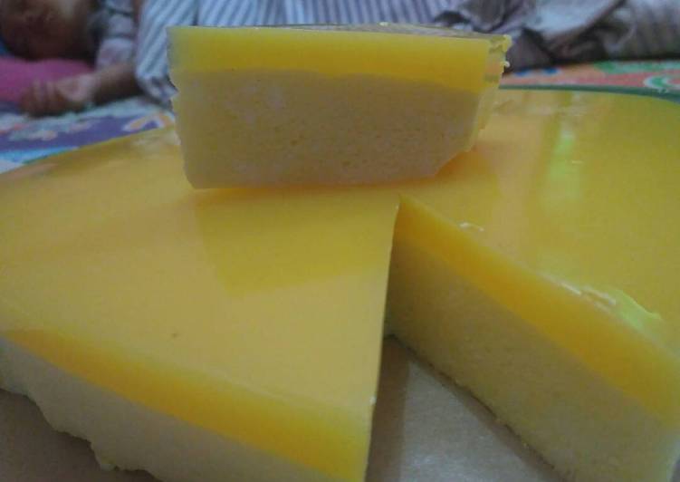 Puding busa nutrisari anti gagal