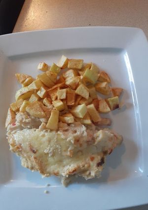 Una foto de Budín de coliflor