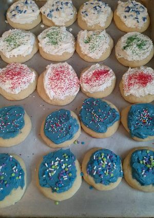 A picture of Soft Sugar cookies.