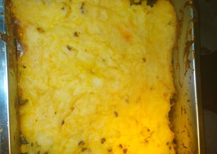 Easiest Way to Prepare Ultimate Oven baked mince and mashed potatoes