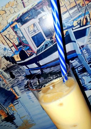 Φωτογραφία της συνταγής Smoothie ροδάκινο γιαούρτι lacto-free