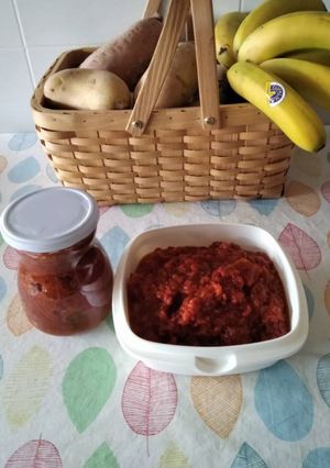 Una foto de Tomate frito casero
