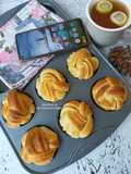 Roti Denmark Mini (Tanpa Ulen, Tanpa Telur)