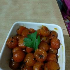 A picture of Watermelon balls.