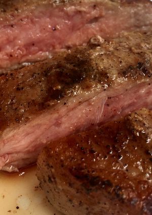 Foto resep Sirloin Steak medium rare