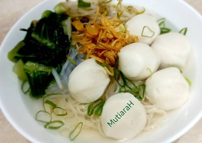 Recipe: Perfect Fish Ball Noodle Soup