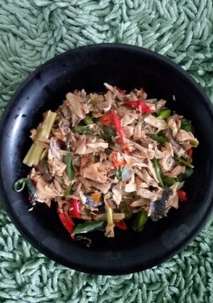 Foto resep Tongkol suwir bumbu mercon pedas