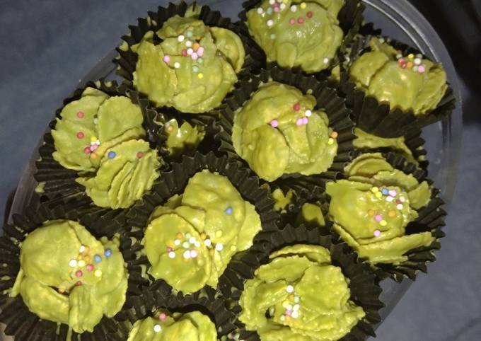 Yuk intip, Bagaimana cara buat Cornflakes Coklat Greentea Maknyusss yang sedap