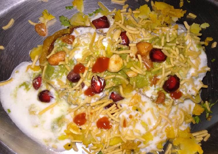 Simple Way to Make Quick Raw banana &amp; sweet potato tikki chaat