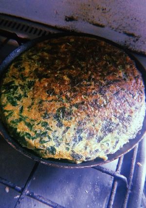 Una foto de Tortilla de espinaca