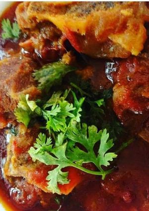 A picture of Tomato Mutton.