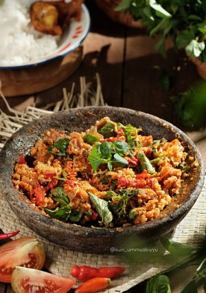 Foto resep Tempe Telur Penyet