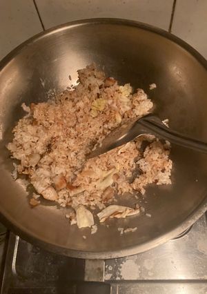 沙茶魚丸炒飯 的食譜成品照片