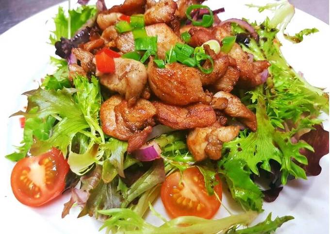 #salads# Salad with chicken