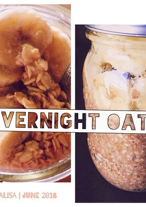 Foto resep Peanut butter choco banana overnight oats