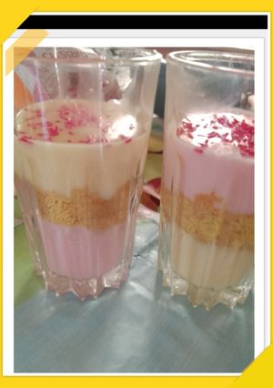 A picture of Sweet 💕 Glass of Custard.