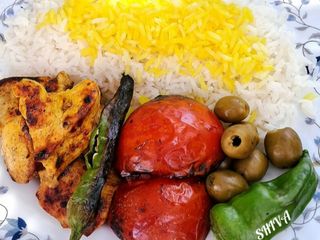 جوجه کباب با آبغوره در طبیعت