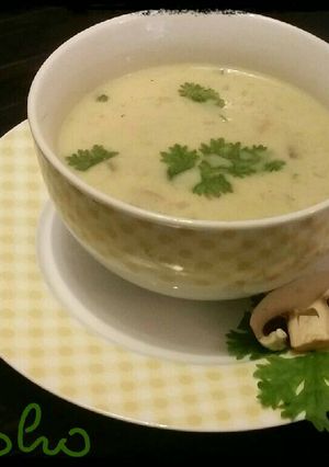 صورة لوصفة 🍄 شوربة الشوفان والفطر 🍄
