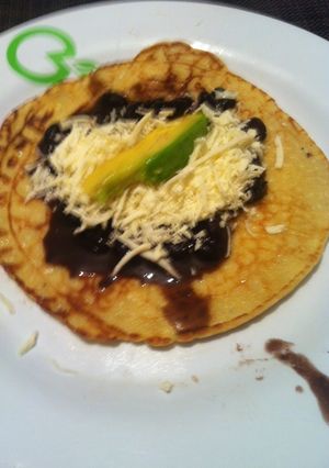 Una foto de Panquecas pabellón criollo