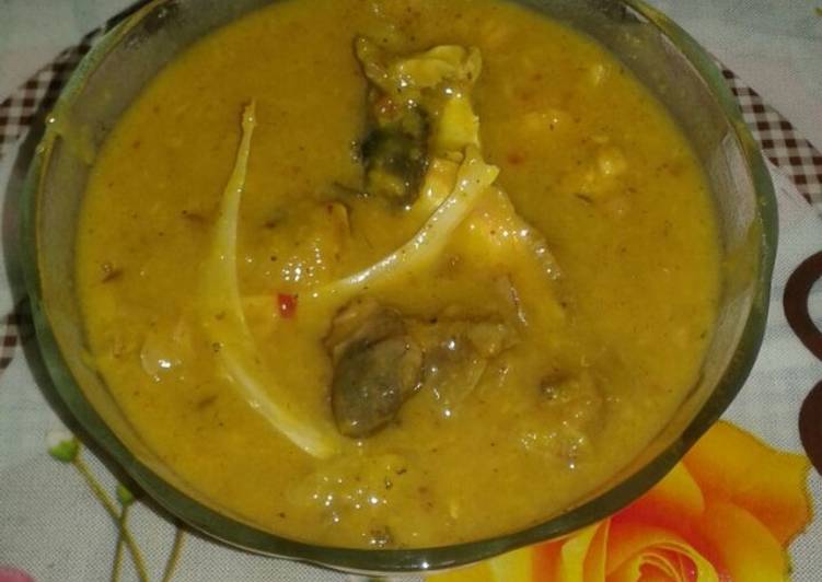 Step-by-Step Guide to Make Any-night-of-the-week Moong daal with head part (macher matha diye mooger daal)
