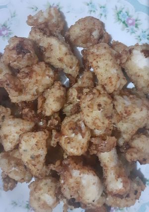 عکسی از دستور پاپ کرن مرغ🍿🍗