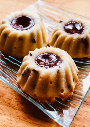 Une photo de Financier tigré au chocolat