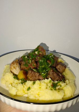 Foto resep Chimichurri steak bites
