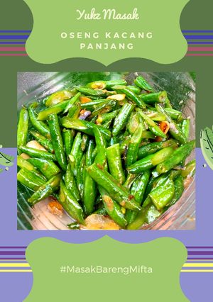 Foto resep Oseng kacang panjang simpel