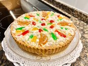 Una foto de christmas cake