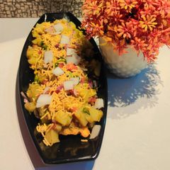 A picture of Palak patta chaat.
