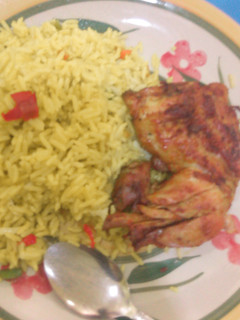 A picture of Native jollof rice.