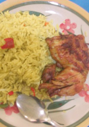 A picture of Native jollof rice.