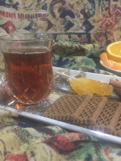 عکسی از دستور چای دارچین و پوست پرتقال