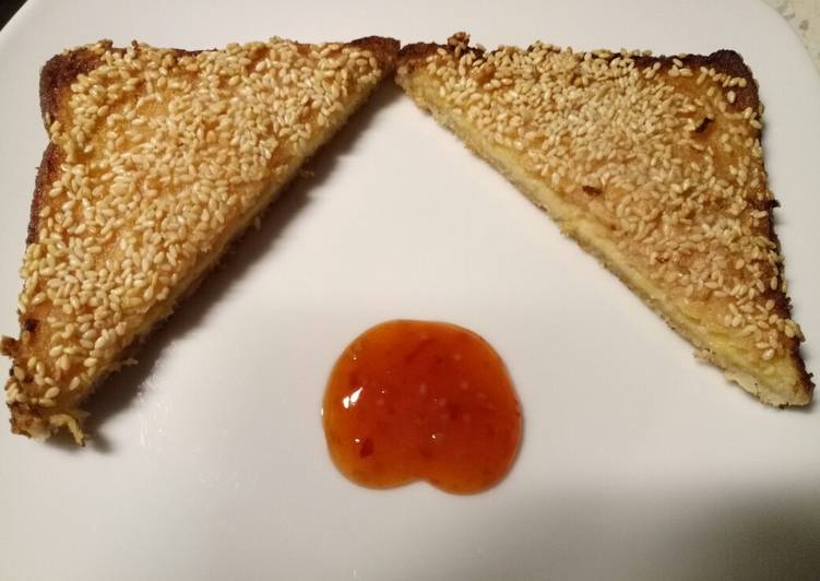 Prawn and sesame toast