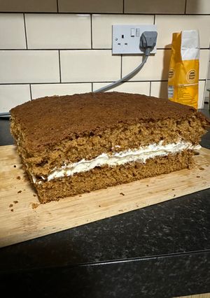 A picture of Carrot cake 🥕🍰.