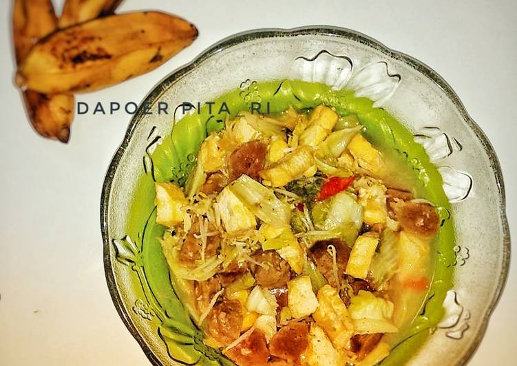 Anti Ribet, Buat Tumis Sawi Putih Bakso Tahu Kecambah Kekinian