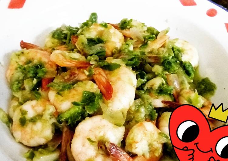 Resep Udang Cabe Ijo Anti Gagal