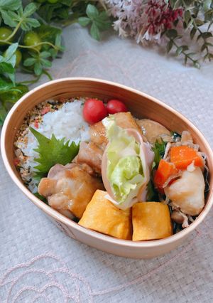 A picture of High School Junior's Bento Lunch ♥ 2021.05.21.