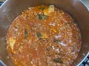 Una foto di ragù di funghi