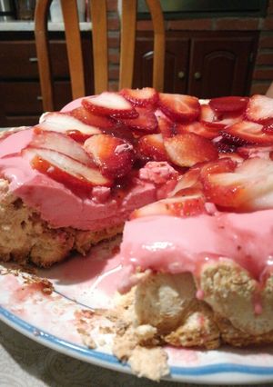 Una foto de Torta de frutilla sin TACC