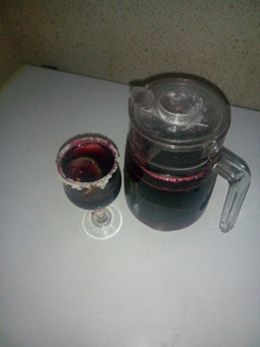 A picture of Zobo drink.