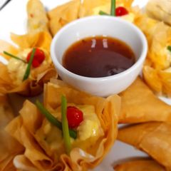 Creamy Chicken Phyllo basket A picture of Creamy Chicken Phyllo basket.