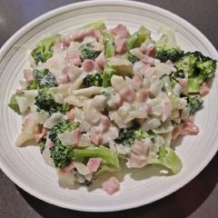 Broccoli with Ham A picture of Broccoli with Ham.
