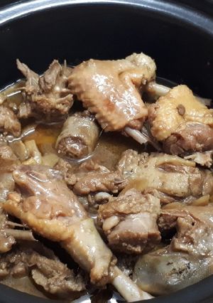 Hình của món Vịt kho gừng.