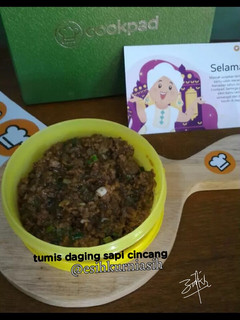 Foto resep Tumis daging sapi cincang untuk isian roti goreng