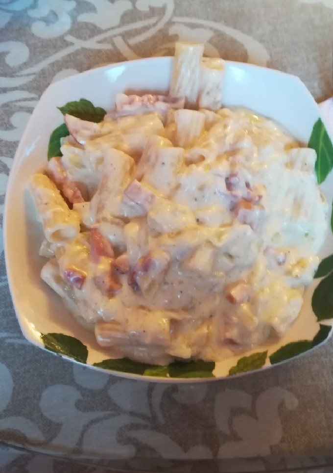 Una foto de Pasta a la carbonara