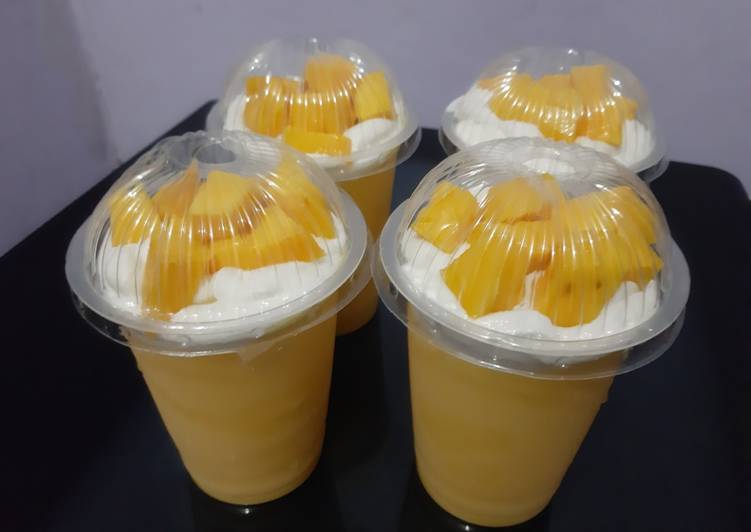 Langkah Mudah untuk Menyiapkan Jus Mango Thai, Enak
