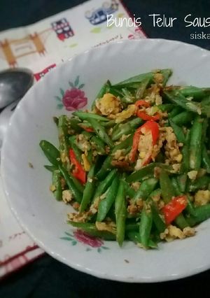 Foto resep Buncis Telur Saus Tiram