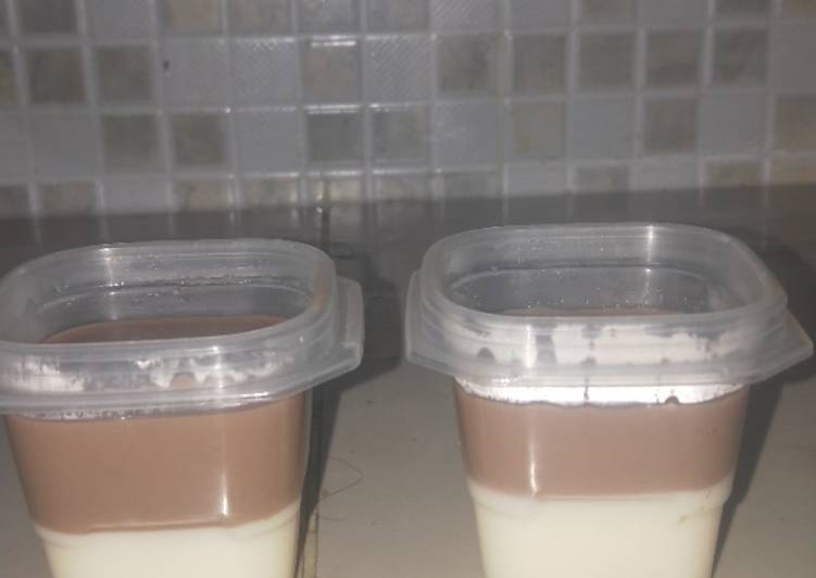 Resep Pudding marshmallow Anti Gagal