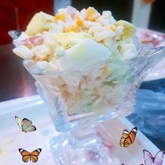 A picture of Russian salad.